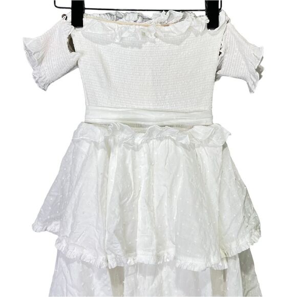 NEW V. Chapman Angelina Dress in White Meringue Size 0 - Picture 10 of 16